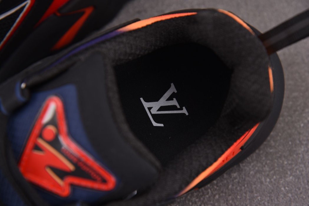 Кроссовки LOUIS VUITTON Runner Tatic Black Orange фото 10