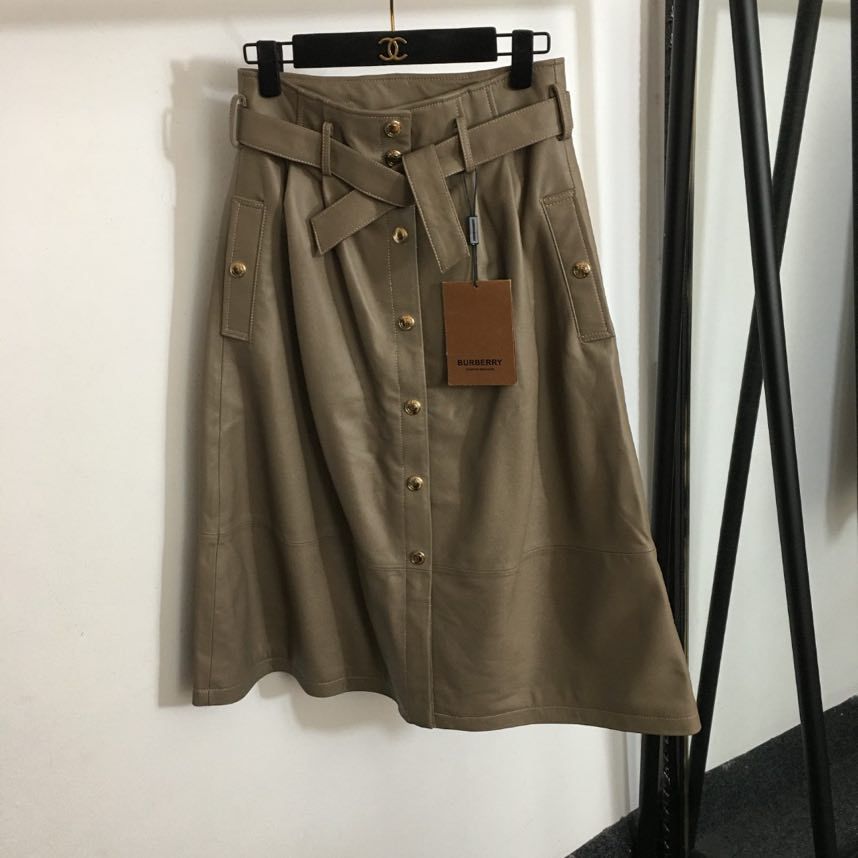 Skirt leather long фото 3