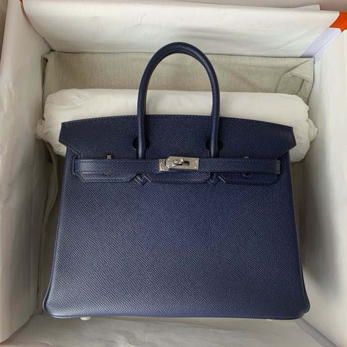 Сумка Birkin 25 см з шкіри Epsom