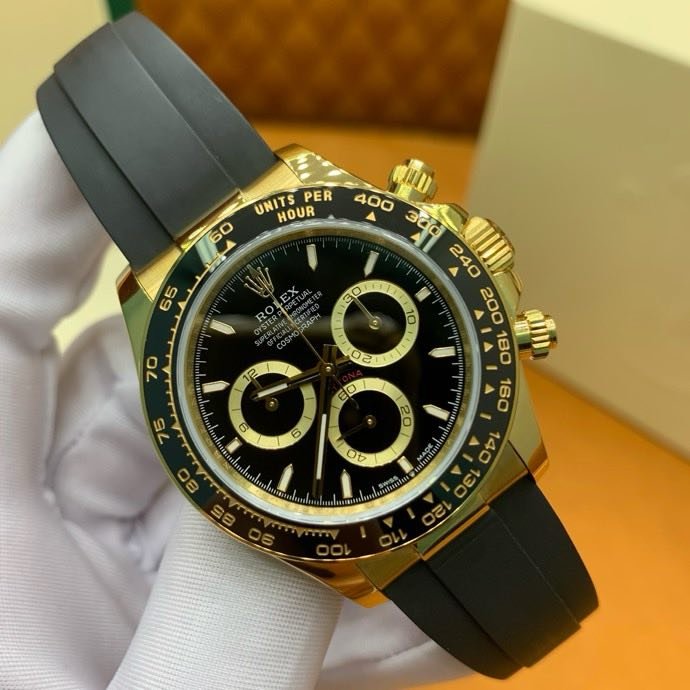 Clock Wrist ROLEX Cosmograph Daytona Black Warrior 40 mm M126518LN-0008