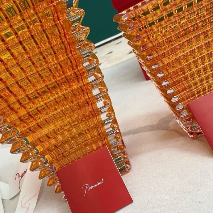 Ваза хрустальная для цветов Бакарат Baccarat Eye Collection 30 см и 20 см фото 3