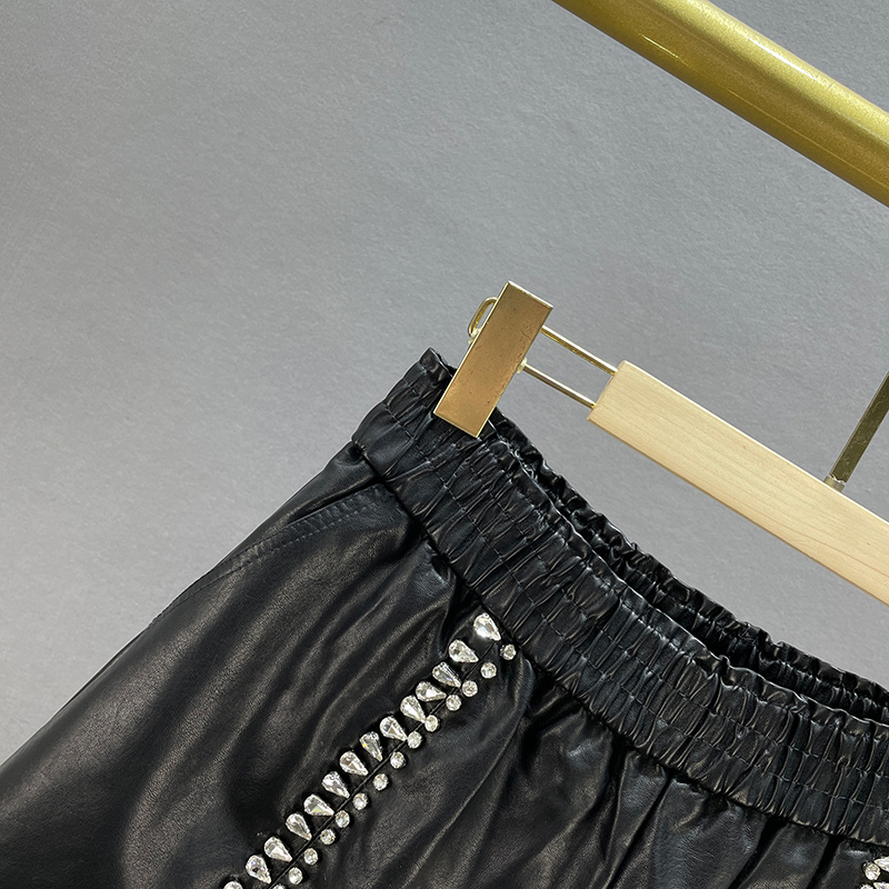 Women's leather shorts, Spring summer, free фото 3