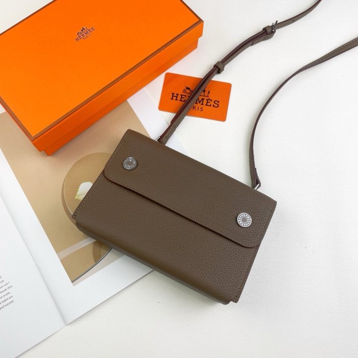 Сумка через плечо кожаная 18 см фото 2