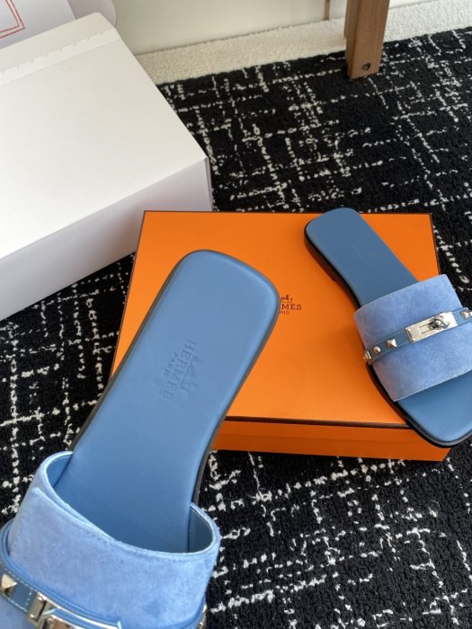 Шлепанцы женские Hermes Kelly фото 8