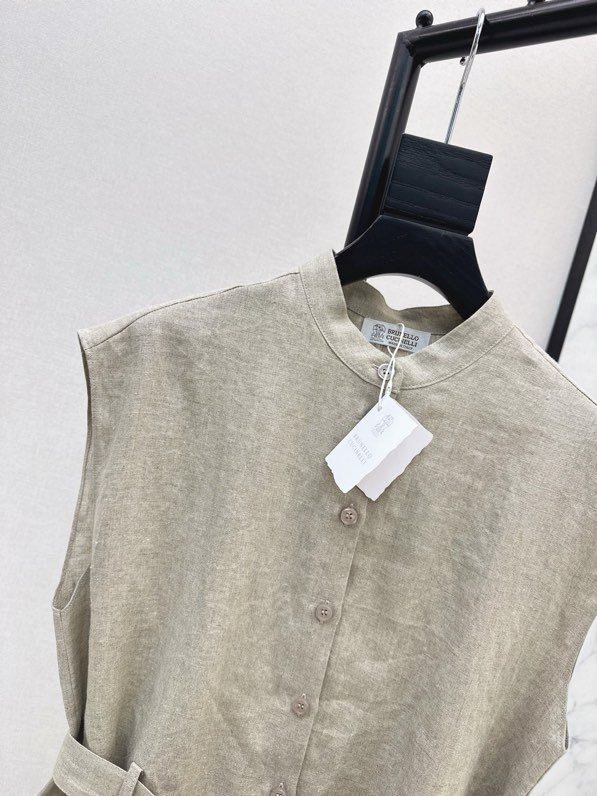 Коротка жіноча сорочка без рукавів фото 3