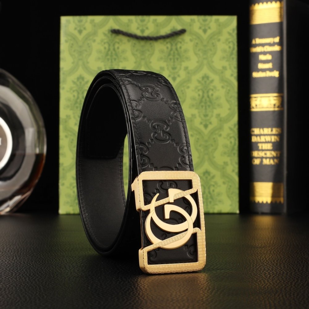 Belt leather 40 mm фото 2