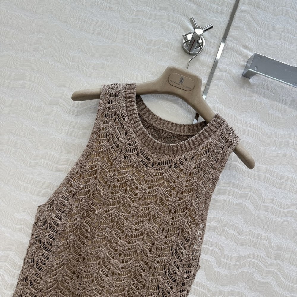 Майка вязаная женская фото 3