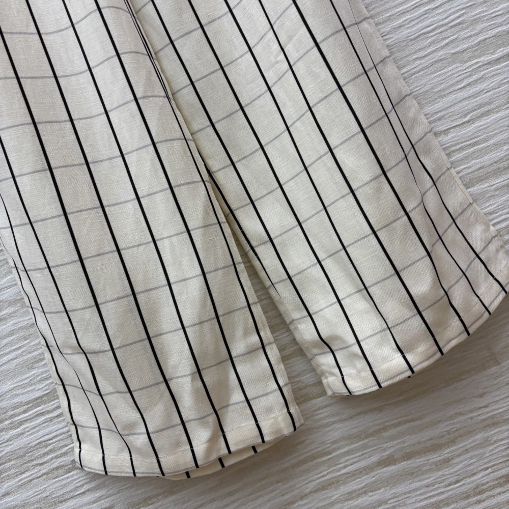 Прямі брюки з льону фото 8