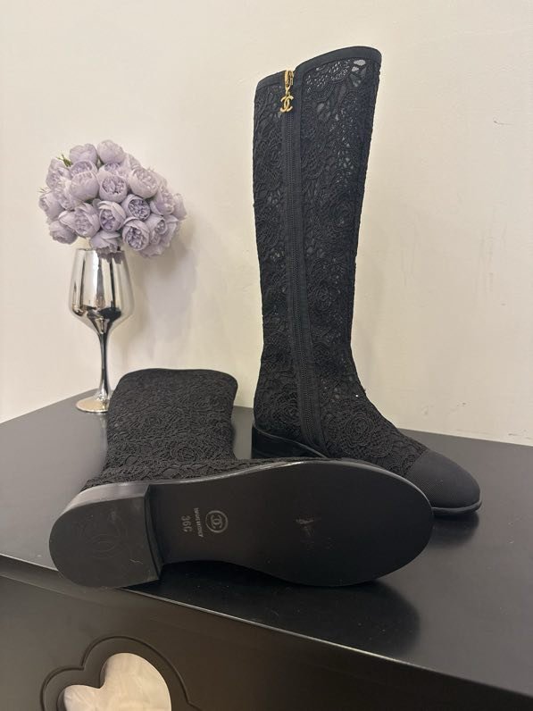 Чоботи жіночі мереживні фото 9