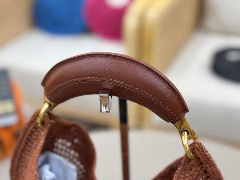 Плетені кругла сумка Chloe The Summer Banana 21 см фото 8