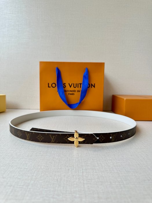 Belt leather female LV Mini Flowergram 2 cm