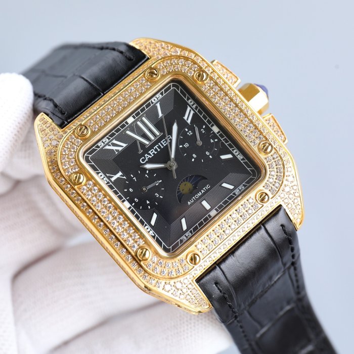 Clock Wrist 42 mm Cartier Santos