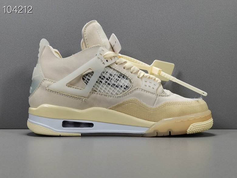 Кроссовки Off-White x Air Jordan 4 фото 2