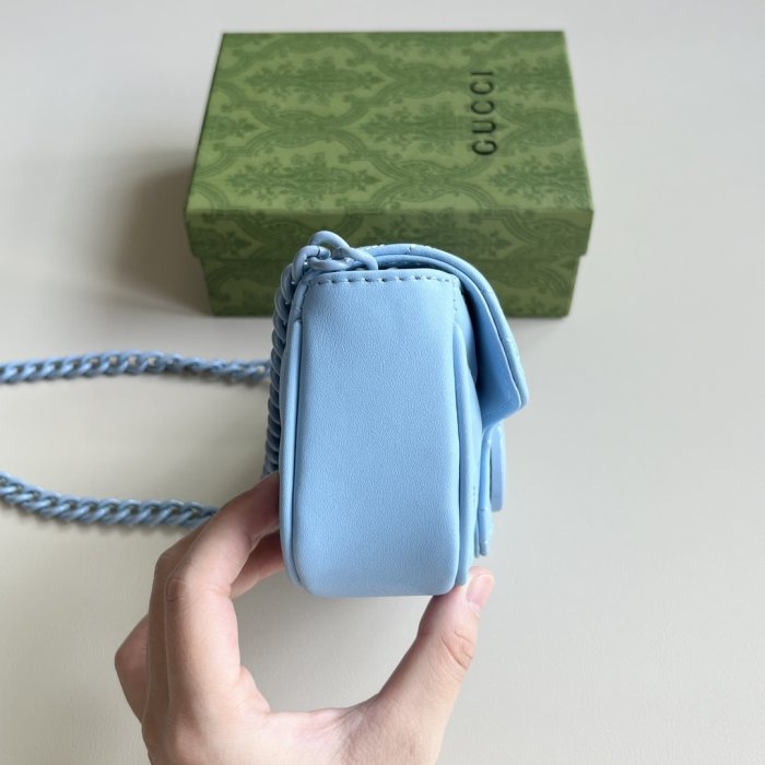 Сумка женская GG Marmont Mini 16 см фото 3