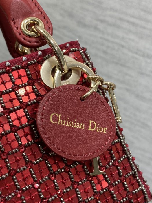 A bag women's Lady Dior Micro 12 cm фото 4