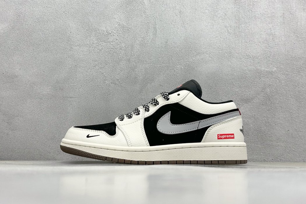 Кроссовки Air Jordan 1 Retro Low x Supreme