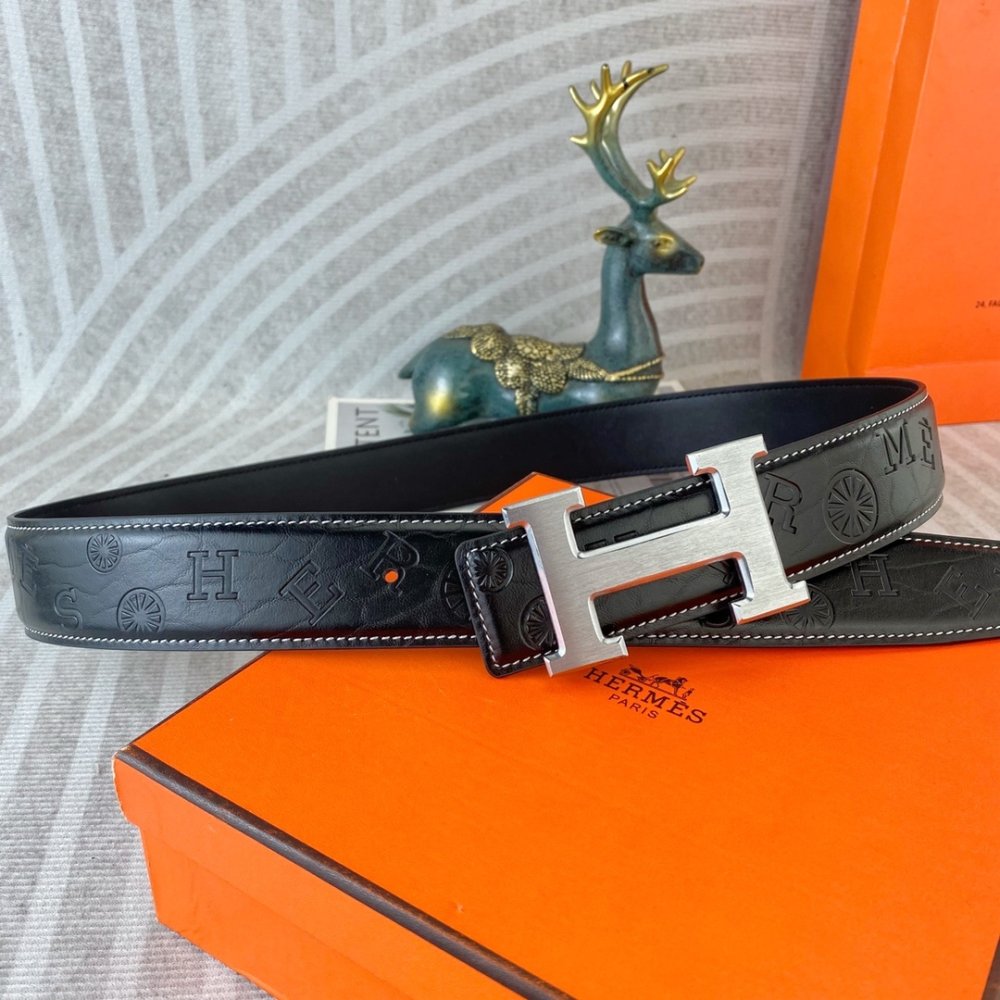 Belt leather 38 mm фото 6