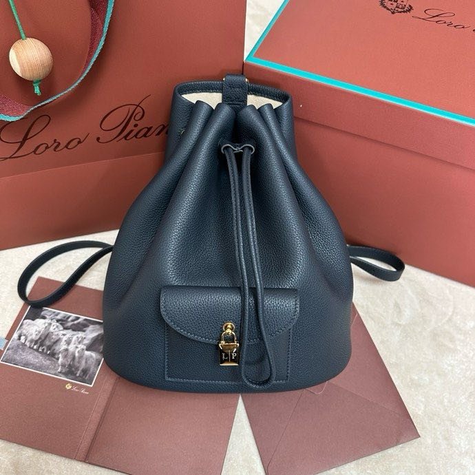 Backpack leather female Loro Piana Extra