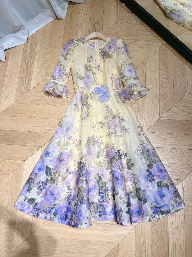 Плаття, Сукня з шовку і льону фото 8
