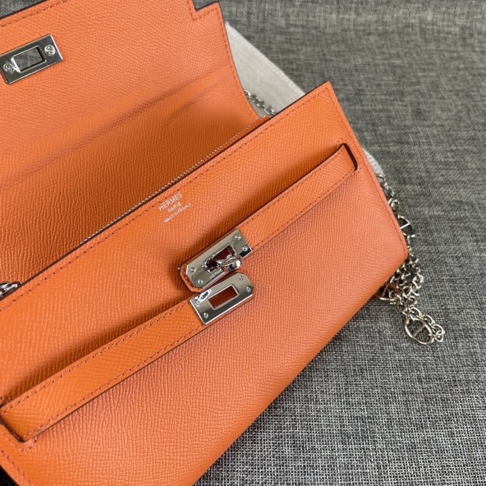 Сумка через плечо Kelly кожаная женская 22 см фото 6