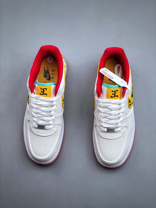 Кросівки  Air Force 1 White Red фото 5