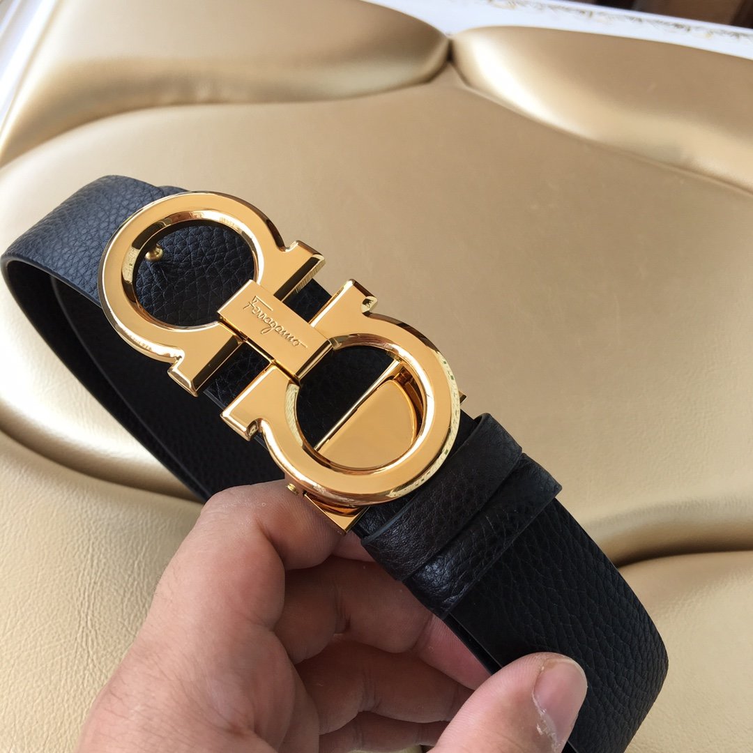 Leather belt 3.5 cm фото 8