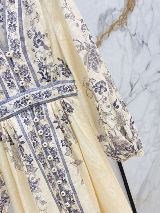 Dress from flower print фото 4