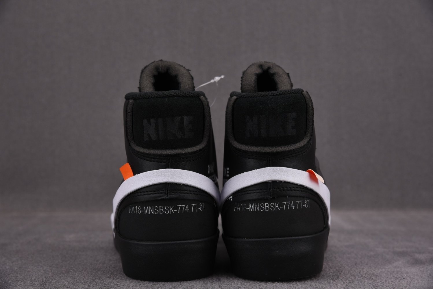 Sneakers Off-White x NK Blazer Mid Grim Reaper AA3832-001 фото 5