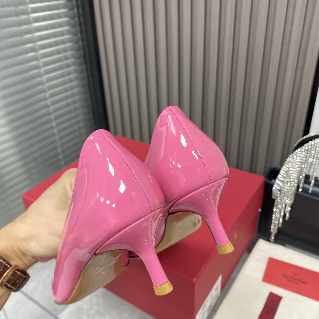 Туфли с острым носком розовые фото 7