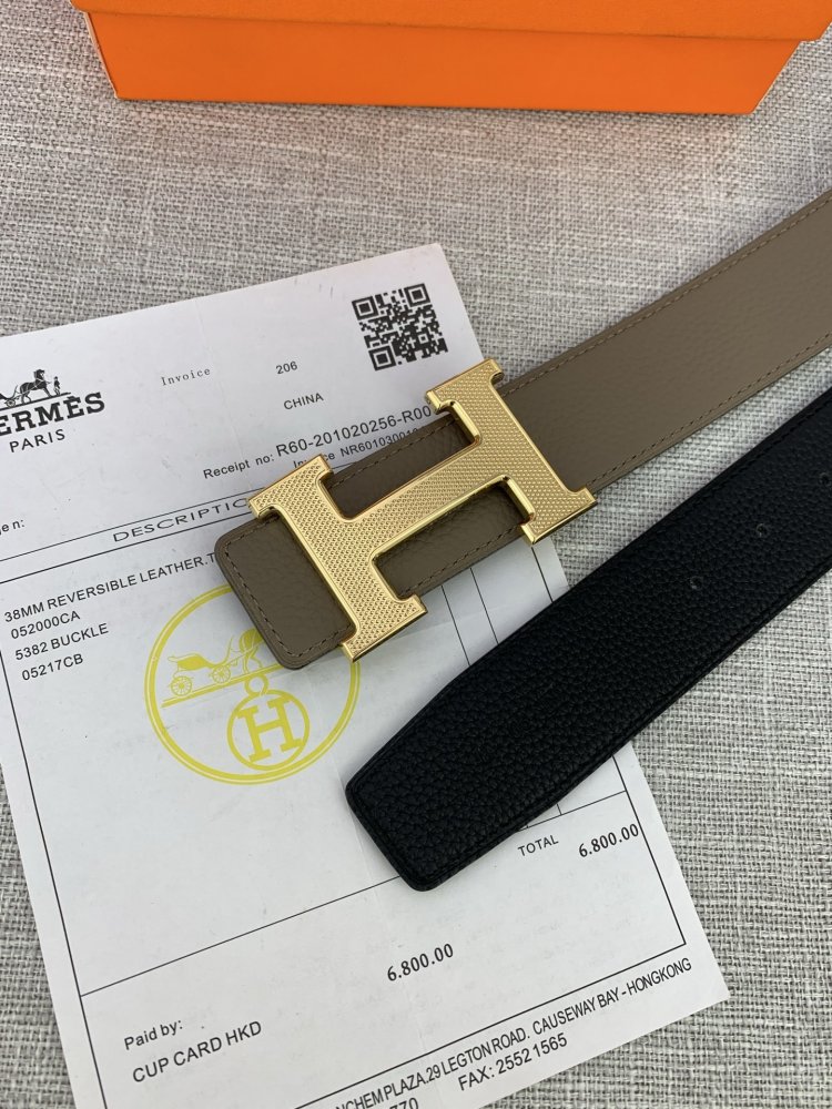 Belt leather 38 mm фото 9