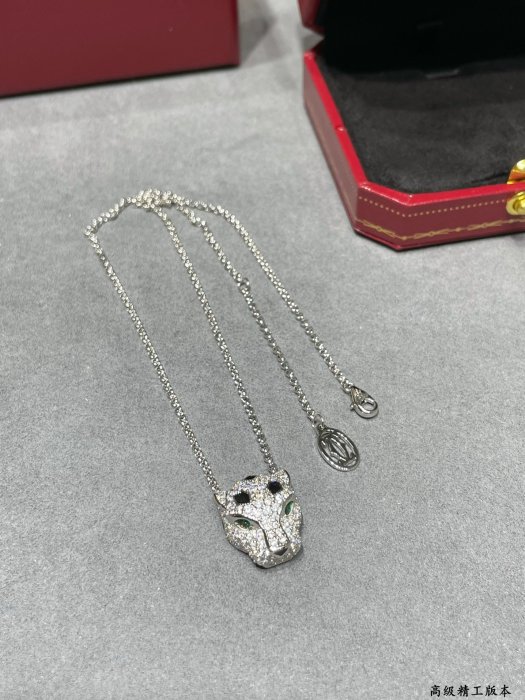 Necklace Cartier Spotted Leopard Head фото 8