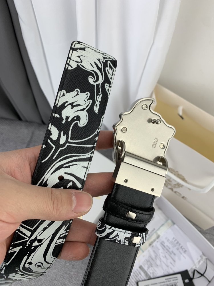 Belt leather 40 mm фото 2