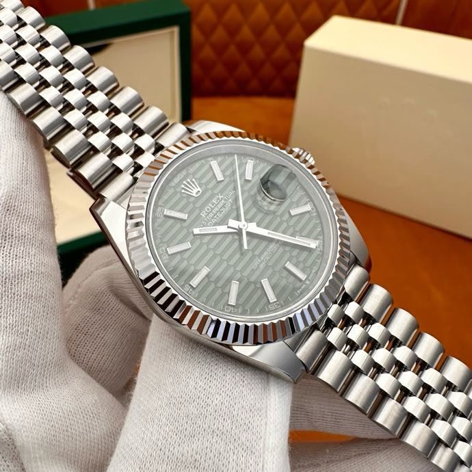 Clock Wrist ROLEX DATEJUST 41 M126334-0030 фото 6