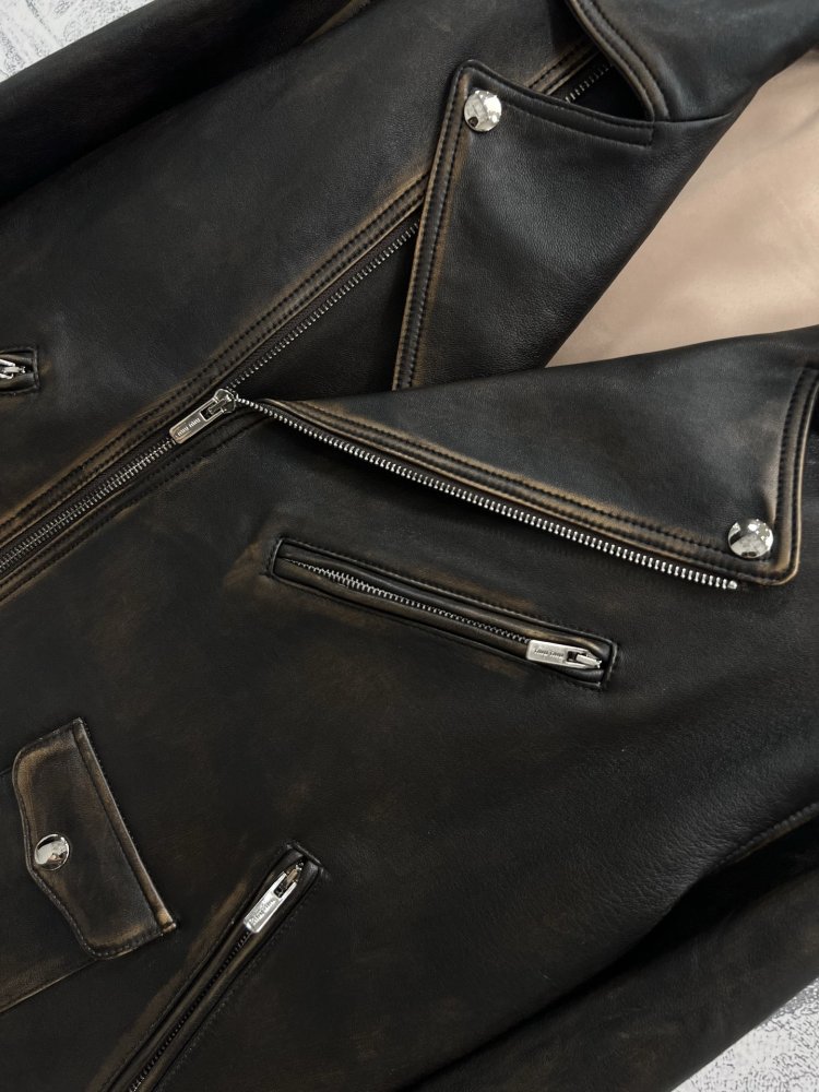 Jacket women's leather фото 3