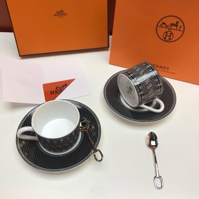 Набор посуды из костяного фарфора серии Hermes H-DECO фото 5