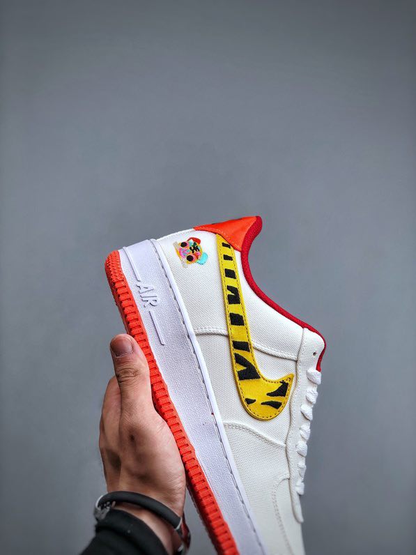 Кросівки  Air Force 1 White Red фото 6