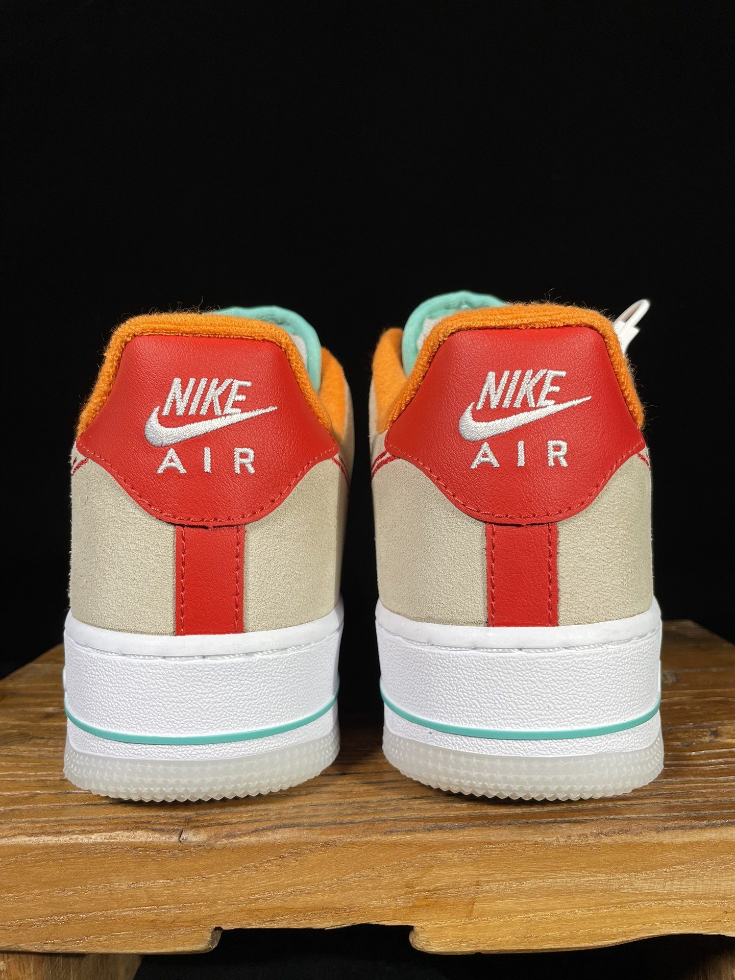 Кросівки Air Force 1 Low 07 PRM Just Do It White Red Teal FD4205-161 фото 4