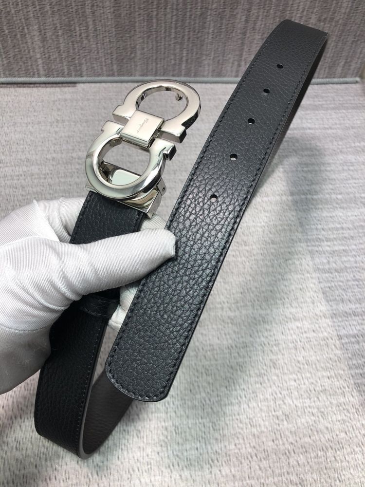 Leather belt 3.5 cm фото 7
