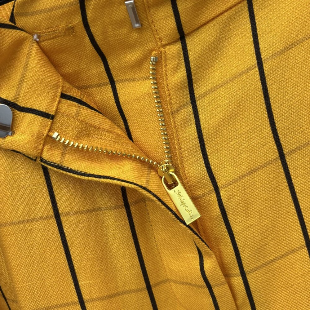 Direct pants of flax фото 4