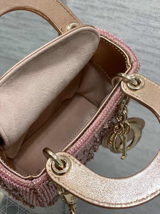 A bag women's Lady Dior Micro 12 cm фото 8
