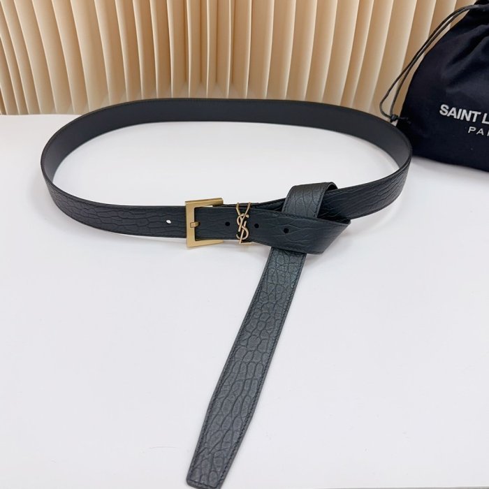 Belt leather 3 cm