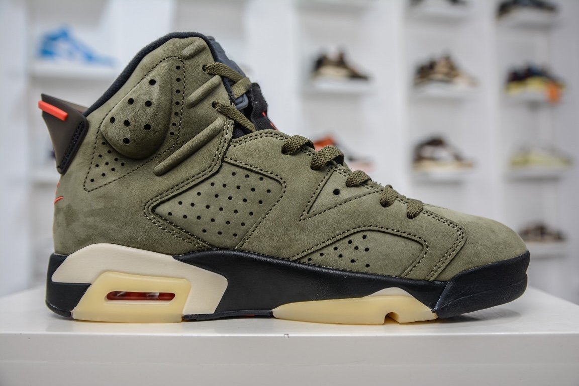 Кроссовки Air Jordan 6 AJ6 Retro Travis Scott - CN1084-200 фото 3