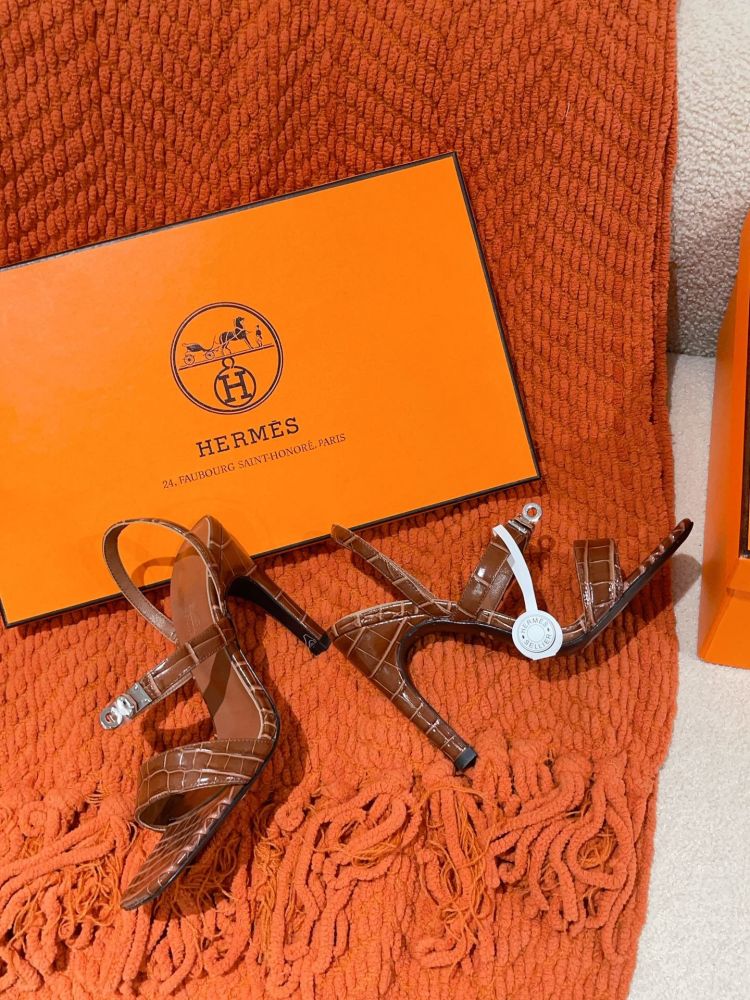 Босоніжки Hermes Glamour на підборах 9.5 см фото 5