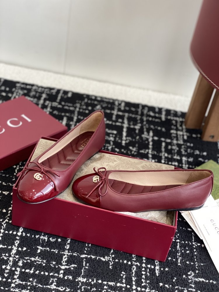 Ballet shoes leather фото 3