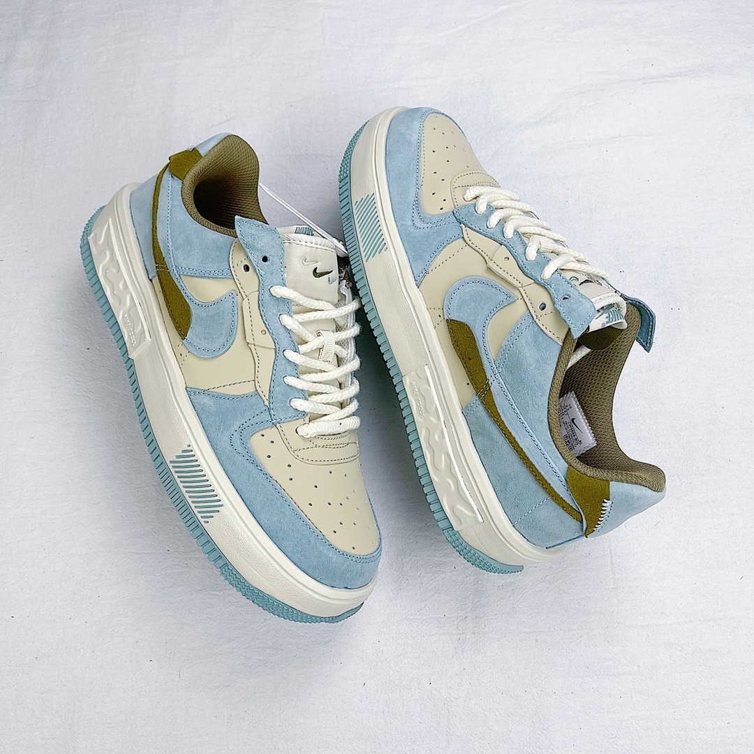 Кроссовки Air Force 1 Retro blue CW6688-805 фото 2