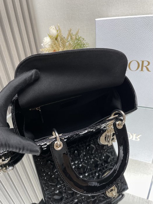 A bag women's Lady Dior 24 cm фото 9