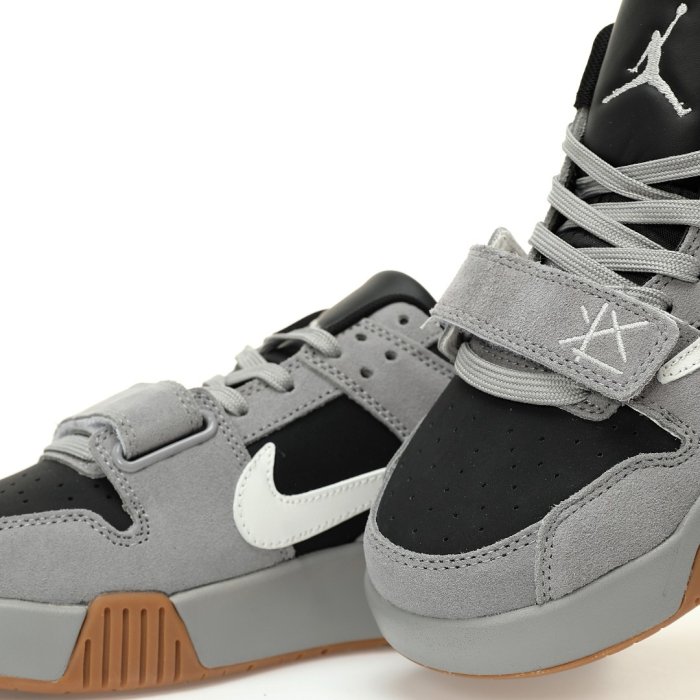 Кроссовки Travis Scott X Nike Jordan Cut The Check Grey Black фото 8