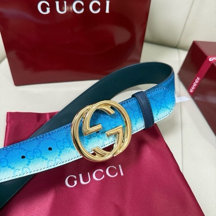 Belt leather 40 mm фото 5