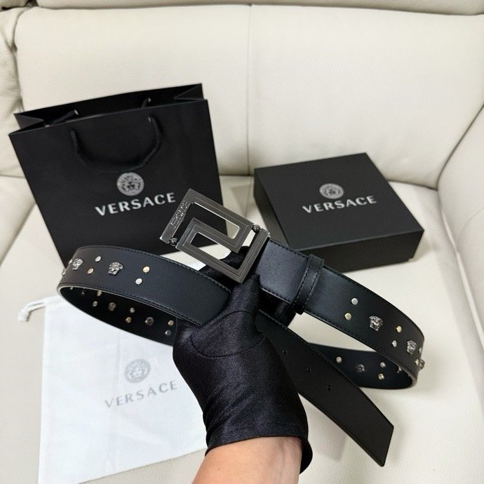 Belt leather 40 mm фото 7