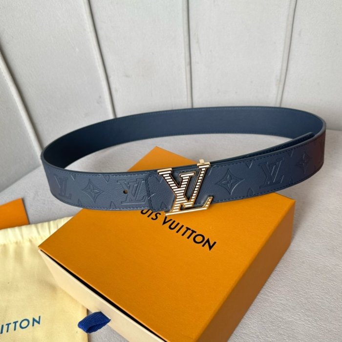 Belt leather bilateral 4 cm